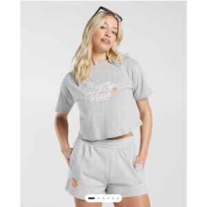 NWOT‎ Gymshark Strong Peach Midi Top Size Medium